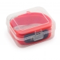 Preview: Multifunktionsuhr mit LCD-Display und verstellbarem Silikonarmband. Inklusive Knopfbatterie